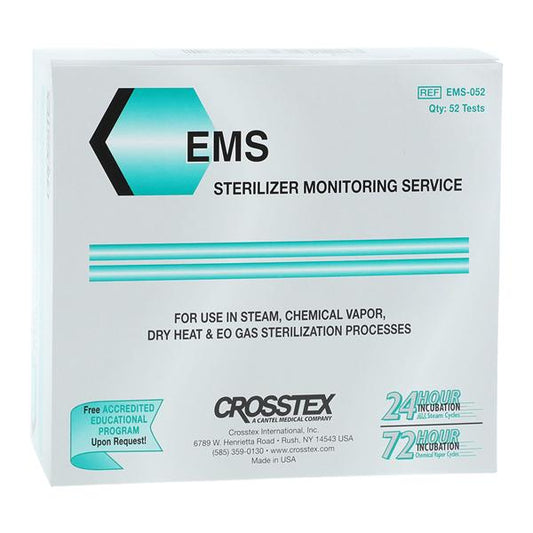 EMS Sterilizer Monitoring Service, 52 tests/bx