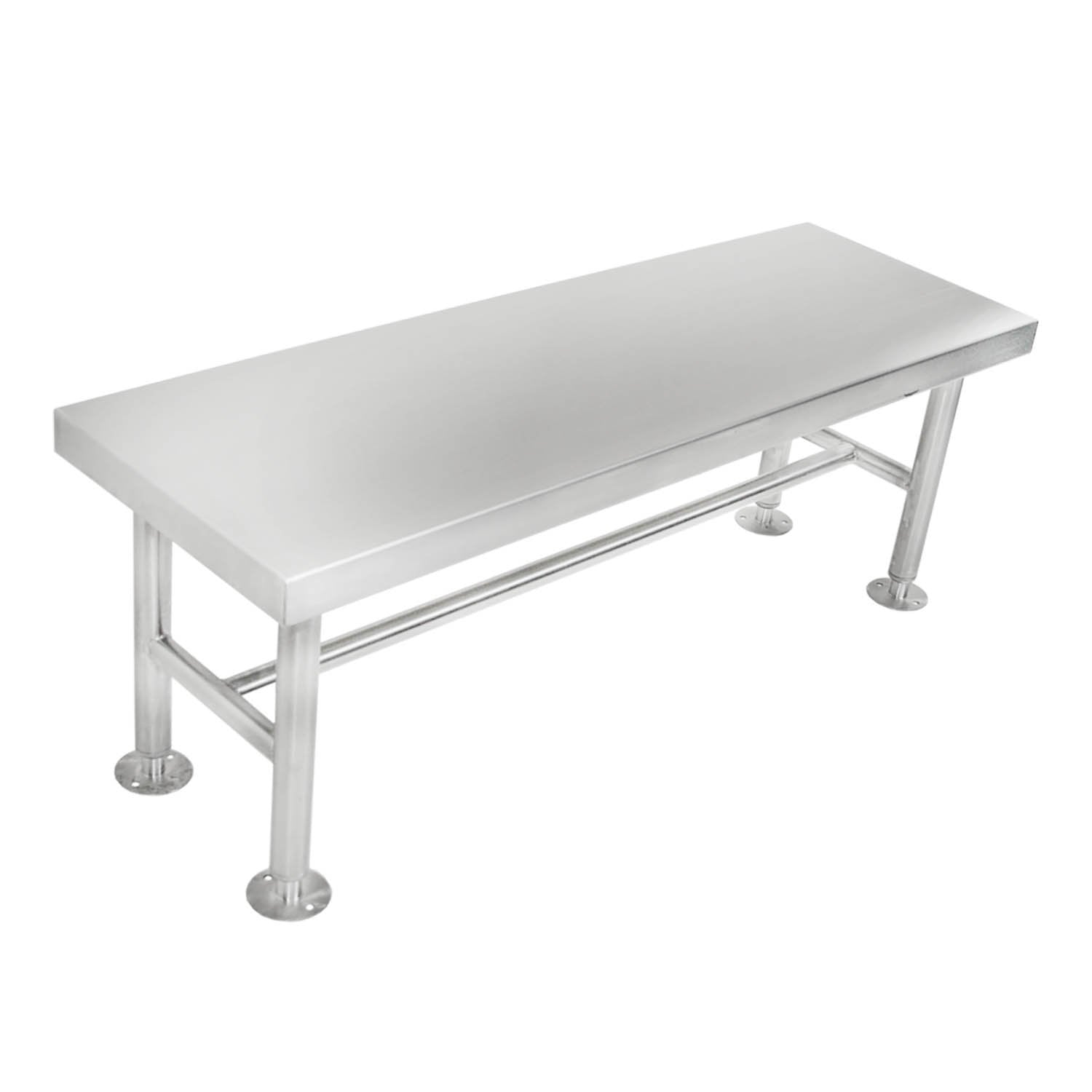 Gowning Bench, 48"W x 16"D x 18"H, 4 Legs, Free Standing (DROP SHIP ONLY)