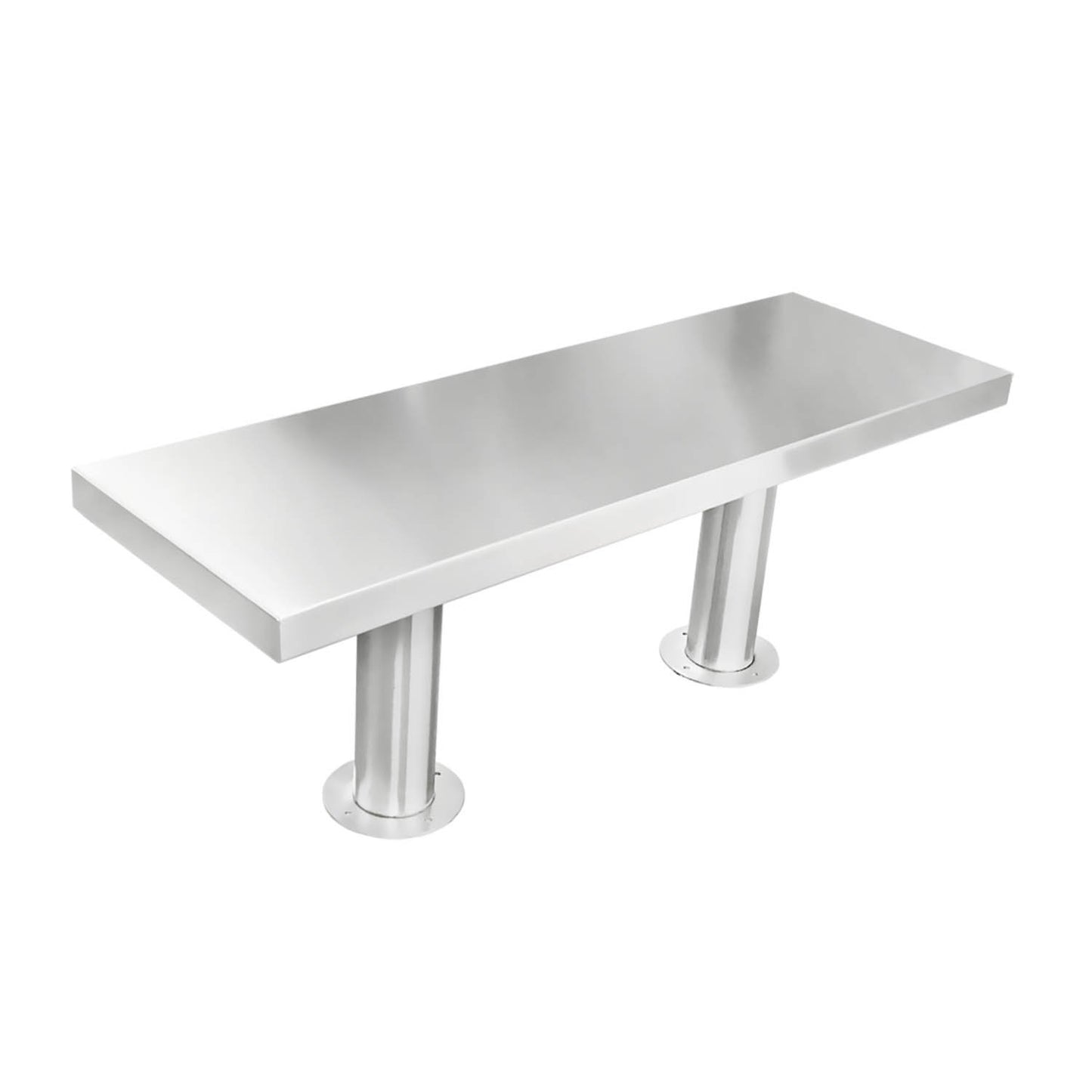 Gowning Bench, 48"W x 16"D x 18"H, 4 Legs, Floor Mounted (DROP SHIP ONLY)