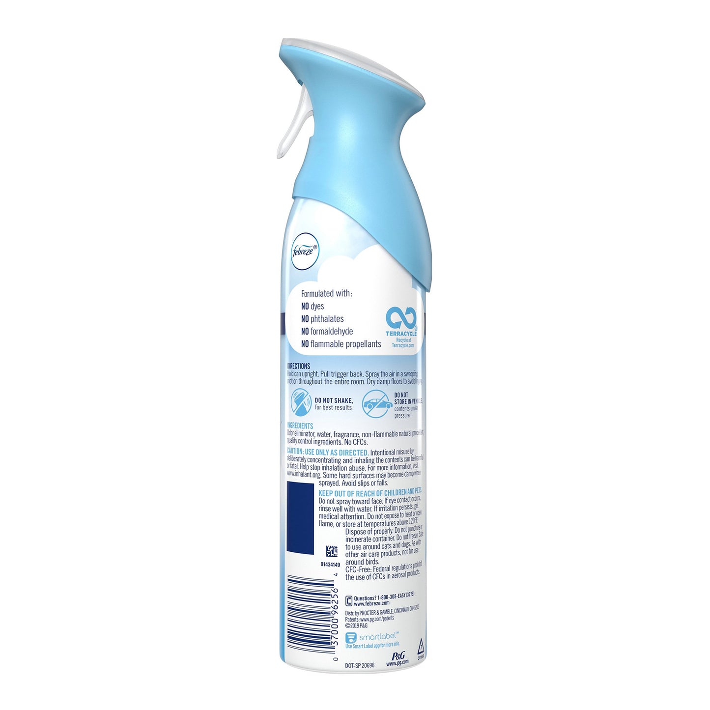 Febreze Air Effects, Linen & Sky, 8.8 oz, 6/cs (Item is considered HAZMAT and cannot ship via Air or to AK, GU, HI, PR or VI) 