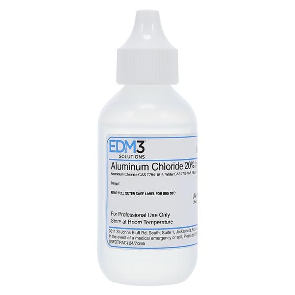 Aluminum Chloride, 20% in Ethanol, 2 oz (Item is Non-Returnable) (US Only) (Item is considered HAZMAT and cannot ship via Air or to AK, GU, HI, MP, PR, VI)