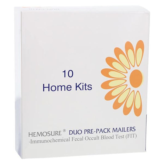 Home Kit Mailers Prepacked with 2 Collection Tubes Inside, 10 test/bx
