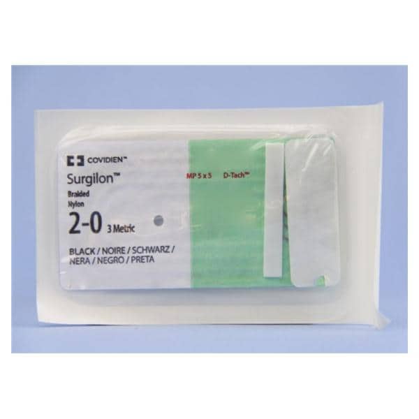 Suture, Taper Point, Size 2-0, Black, 5x18", Needle GS-21, _ Circle, 2 dz/bx (Continental US Only)