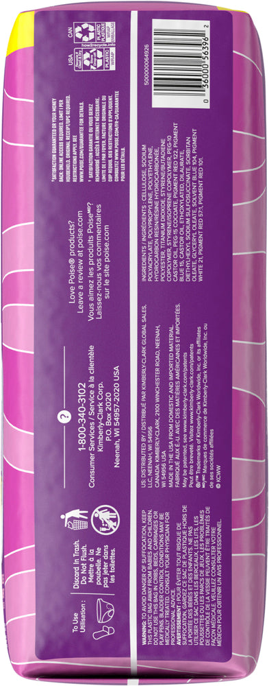 Poise Ultimate Pads, Long, 42/pk, 2 pk/cs