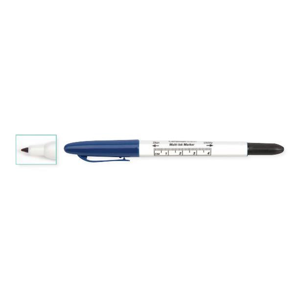 Dual-Tip Marker with Ruler and (6) Labels, 100/cs (Continental US Only)