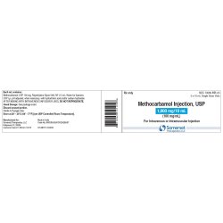 Methocarbamol Injection, USP, 100 mg/ml, 10 ml, SDV, 5/ct (Rx) (US Only, Excluding IN and ND) (Product is Non-Returnable)