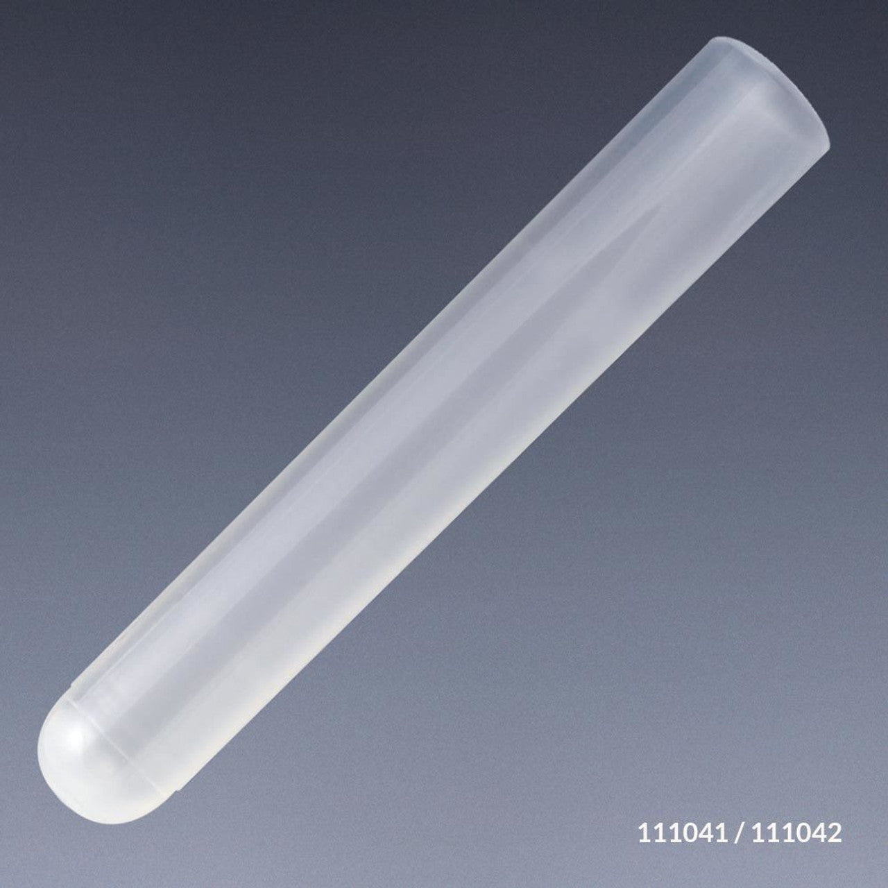 Test Tube, PP, 12mL, 10 x 100mm, Non-Graduated, No Rim, 500/bg, 2000/cs