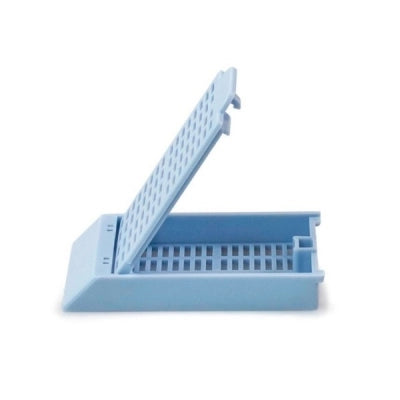 Histosette II Cassette for Manual Feed Printer with Covers, Tissue, Disposable, Blue, 500/bx, 2 bx/cs