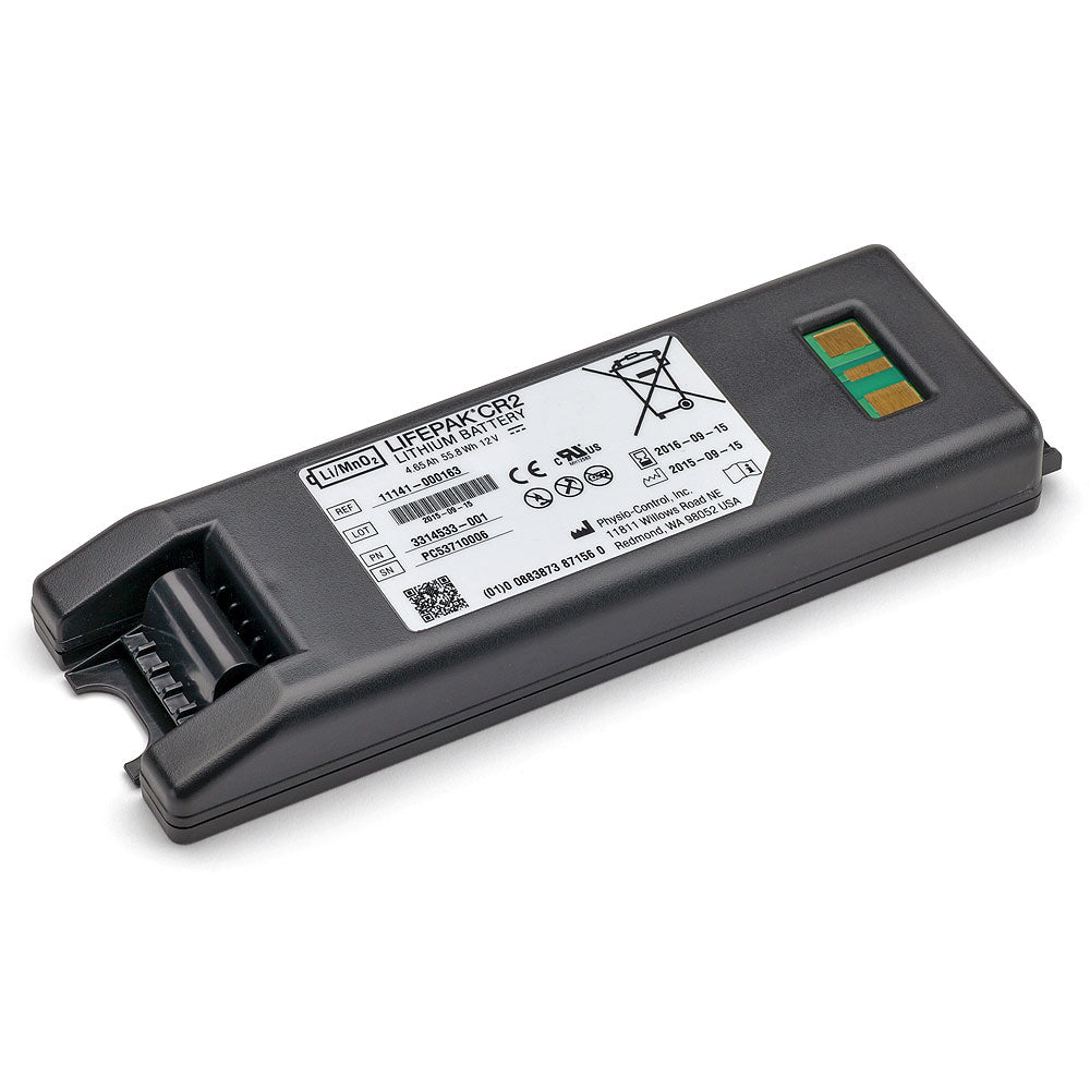 LIFEPAK CR2, Replacement Battery Kit (DROP SHIP ONLY) (Item is considered HAZMAT and cannot ship via Air or to AK, GU, HI, MP, PR, VI) (Continental US Only)