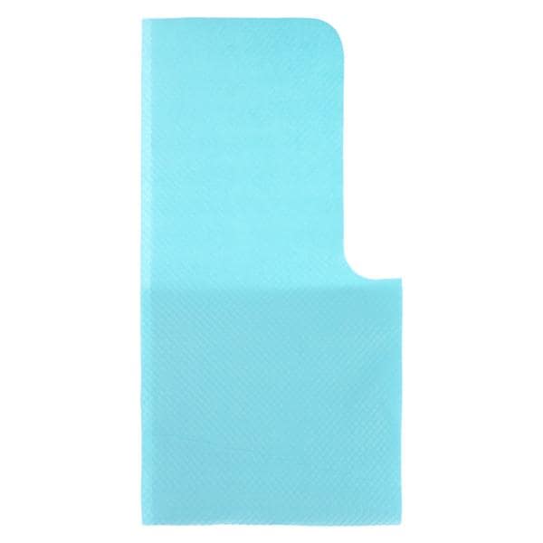 Oral Surgery Bib, 18" x 25", 3-Ply, Blue, 250/cs