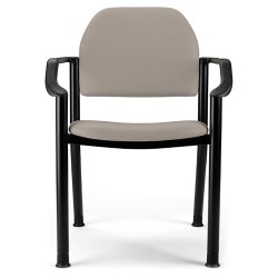 280 Basic Chair w/ Arms, Dark Linen (US Only) (DROP SHIP ONLY) (Delivery Info Sheet Required)