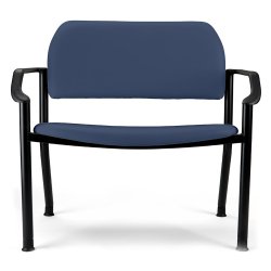 282 Bariatric Chair w/ Arms, Soothing Blue (US Only) (DROP SHIP ONLY) (Delivery Info Sheet Required)