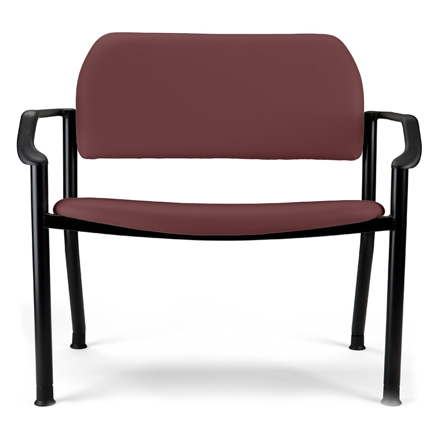 282 Bariatric Chair w/ Arms, Cranberry (US Only) (DROP SHIP ONLY) (Delivery Info Sheet Required)