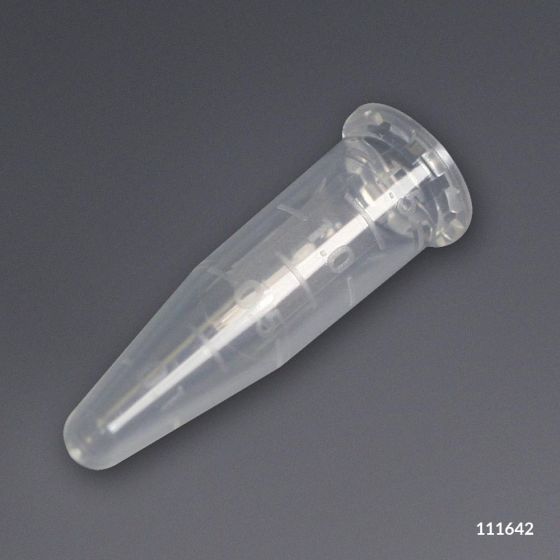 Microcentrifuge Tube, 1.5ml, Polypropylene, No Cap, Graduated, Natural, 1000/bg