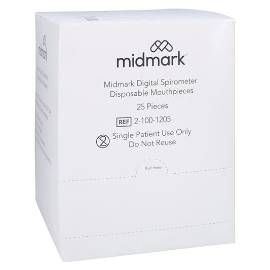 Disposable Spirometer Mouthpiece, 25/bx (US Only) (DROP SHIP ONLY) (Delivery Info Sheet Required)