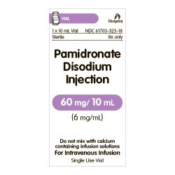 Pamidronate Disodium Injection, 6 mg/ml, 10 ml Vial, Single Dose, Glass Fliptop Vial (Rx) (Item is Non-Returnable) (We must have your Wholesale Drug License on File before shipping this product) (US Only, Excluding IN and ND)