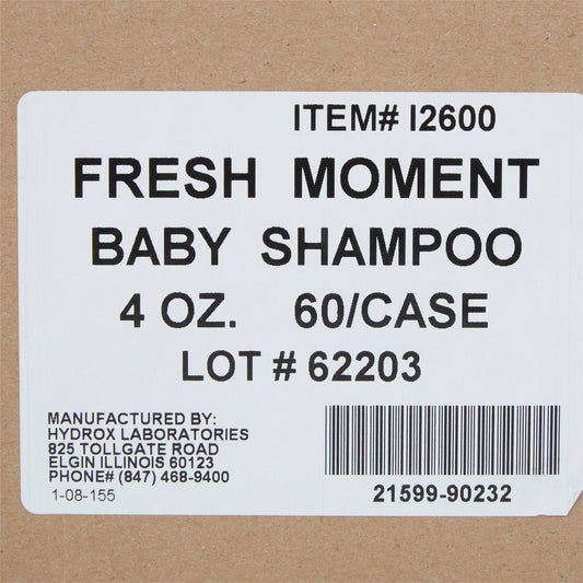 Baby Shampoo, 4 oz Bottle, 60/cs (US Only)