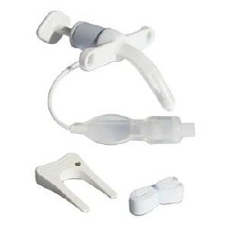 Trach Tube, Neonatal, Cuffed, Tight to Shaft, Flextend, Straight Neck Flange, 3.5mm ID x 5.3mm OD x 34mm L (US Only) (Item on Manufacturer Backorder - Inventory Limited when Available)