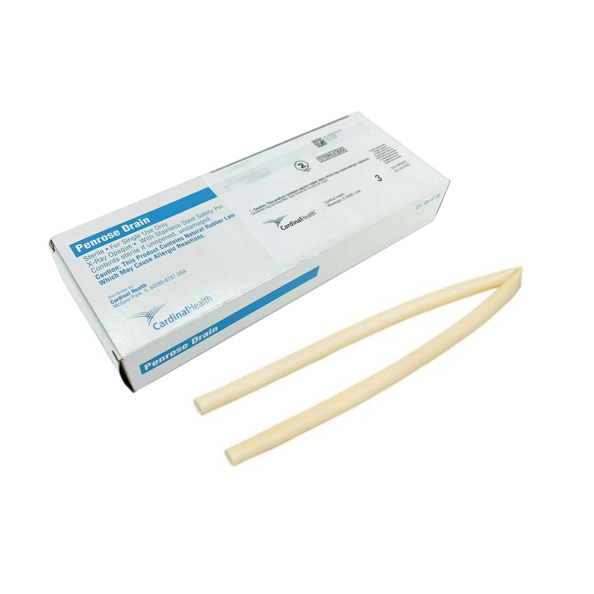 Penrose Surgical Wound Drain, 12" x 5/8", Latex, Sterile, 10/bx, 10 bx/cs (Continental US Only)