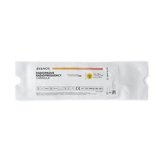 Cannula, RF Radiopaque, 20G x 100mm, 10mm Active Tip, Curved Sharp, Sterile, 10/cs (Rx) (US Only) (Authorized Distributor Sub-Agreement Required  - See Manufacturer Details Page)