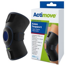 Actimove Knee Support, Open Patella, Adjustable, Black, Universal (Continental US Only)
