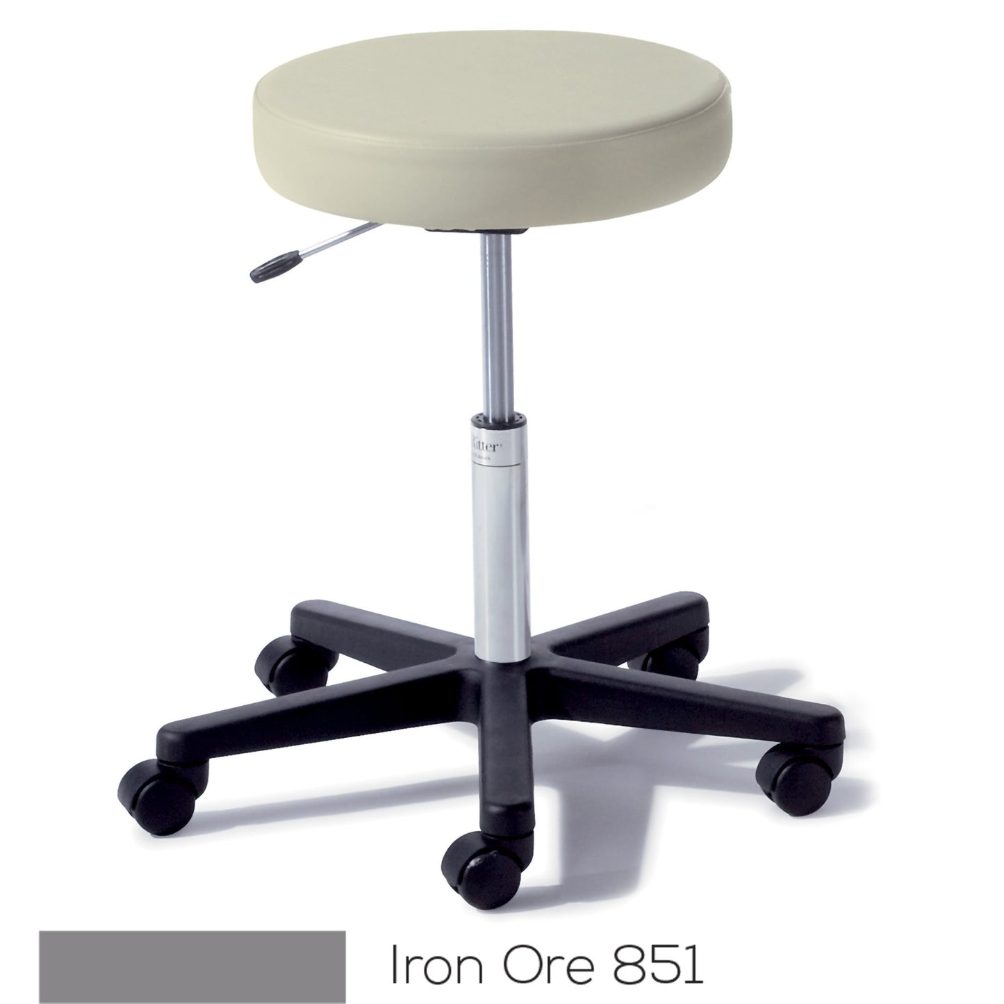 272 Basic Stool, Pneumatically Adjustable, Soft Rubber Casters, Iron Ore (US Only) (DROP SHIP ONLY) (Delivery Info Sheet Required)