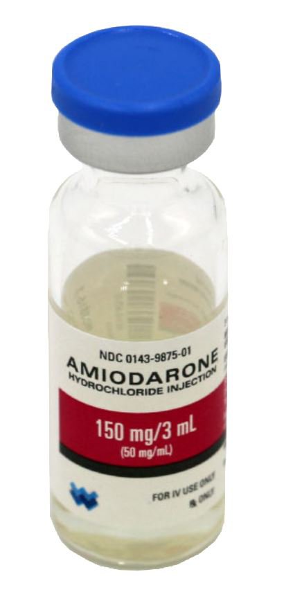 Amiodarone HCl 50 mg / mL Injection 3 mL (1014420)