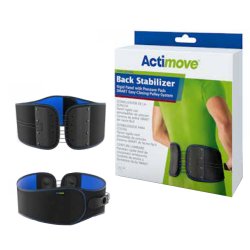 Actimove Back Support, Smart Easy-Closing-Pully-System, Black, Large/X-Large (Continental US Only)