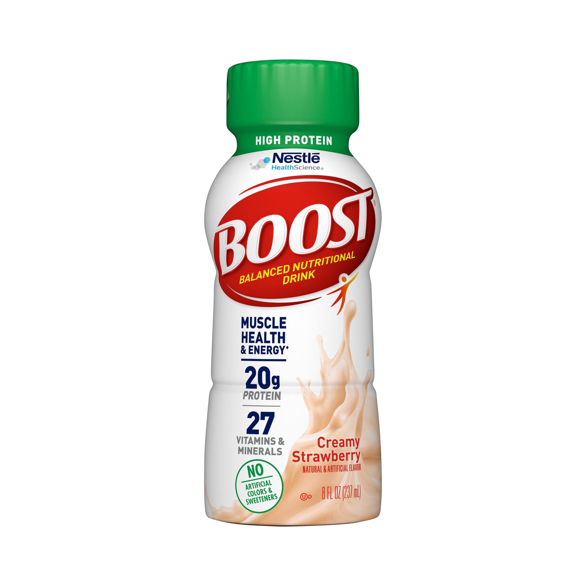 Boost High Protein, Strawberry, NLR, 8 fl oz, 6/pk, 4 pk/cs (Minimum Expiry Lead is 90 days; Non-Returnable) (Continental US Only) (Nestle products cannot be sold online without Nestle's prior written permission) (Products cannot be sold on Amazon.com or any other 3rd party site)