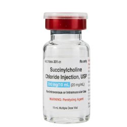 Succinylcholine Chloride Injection USP, 20mg/Ml, 10ml, 10/bx (Rx) (US Only, Excluding IN and ND) (Product is Non-Returnable)