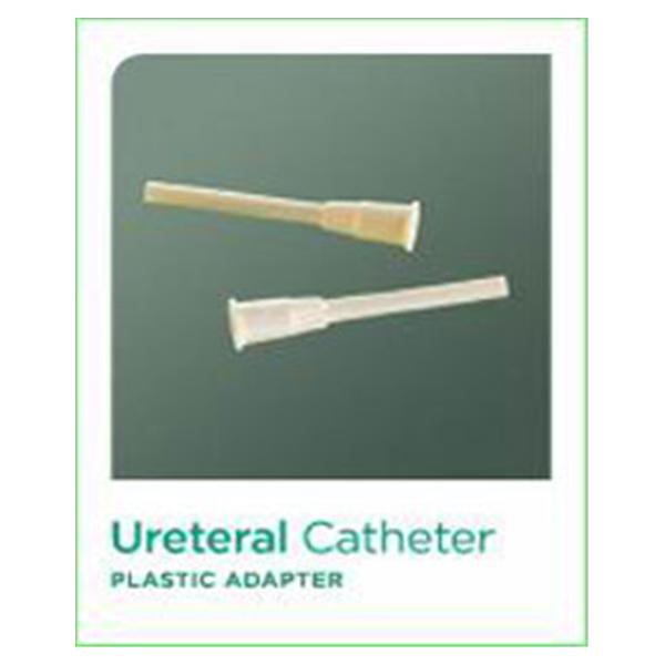Ureteral Catheter Adapter, Plastic, Luer Lock, 4-6FR, 24/cs