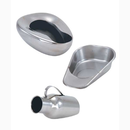 Fracture Bedpan/ Female Urinal, Stainless Steel