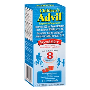 Advil Children's Suspension, Fruit flavored, 4 oz btl, 36/cs (Available for sale in US only) (Products cannot be sold on Amazon.com or any other third Party sites.) (Item is Non-Returnable)