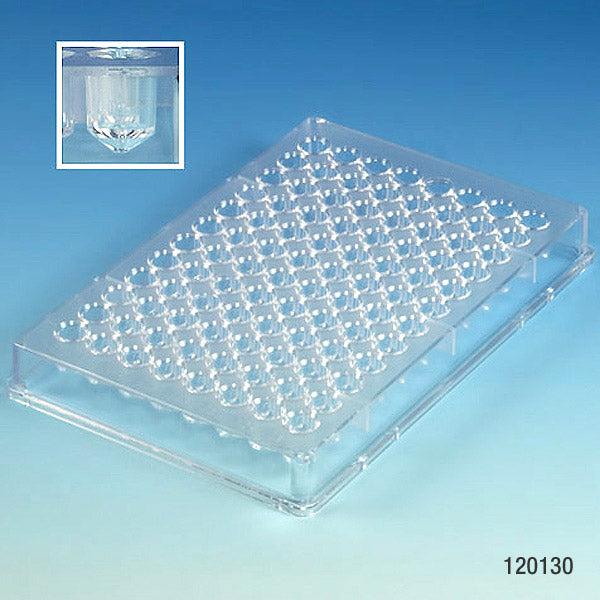 96-Well Plate, U-Bottom, Non-Sterile, Individually Wrapped, 50/cs