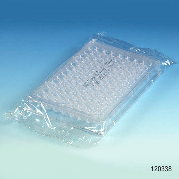 96-Well Plate, Flat Bottom, Sterile, Individually Wrapped, 50/cs
