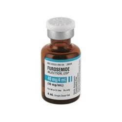 Furosemide Injection, USP, 10 mg/ml, 2 ml Vial, Single Dose, Glass Fliptop Vial, 25/bx (Rx) (Item is Non-Returnable) (We must have your Wholesale Drug License on File before shipping this product) (US Only, Excluding IN and ND)