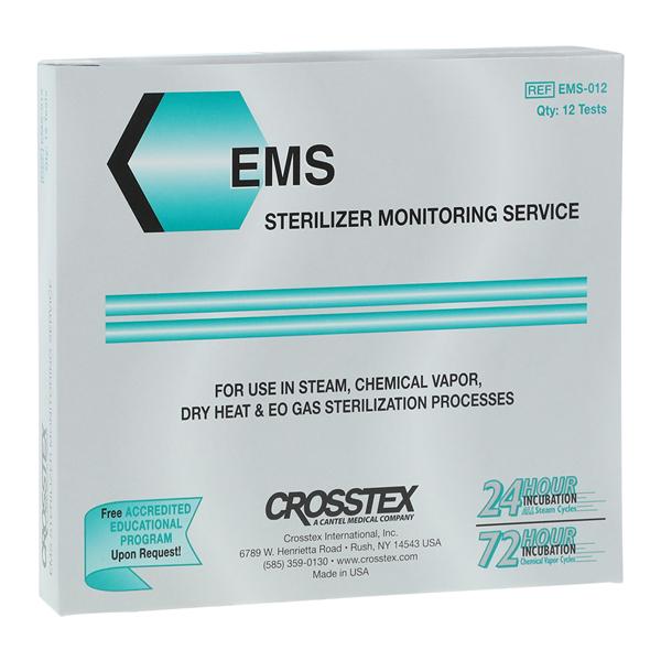 EMS Sterilizer Monitoring Service, 12 tests/bx