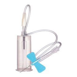 Blood Collection Needle, 23G x 3/4", with Pre-Attached Holder, 12" Tubing, 25/bx, 8 bx/cs
