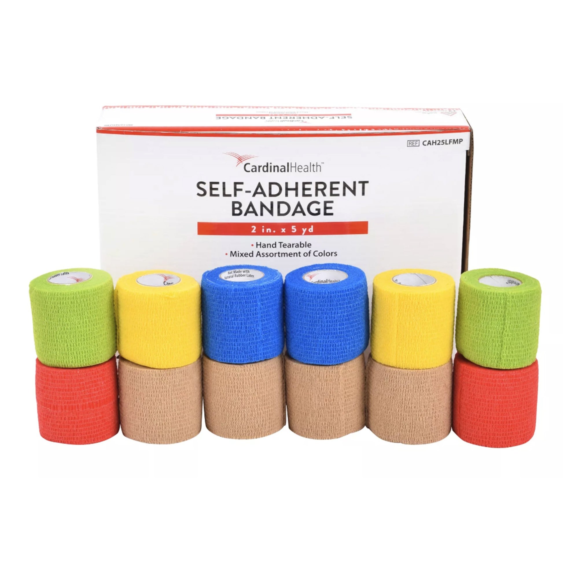 Self-Adherent Cohesive Bandage, 3" x 5yd Roll, Blue, Latex-Free, Non-Sterile, 24 rl/bx, 2 bx/cs (Continental US Only)