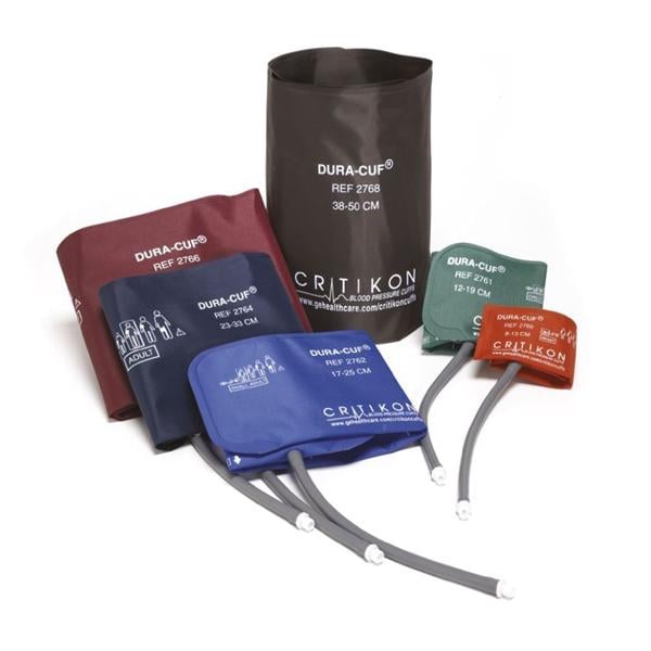 Cuff, Adult, 1-Tube, Bayonet, Navy, 23-33cm, 5/bx (Continental US Only) (To Be DISCONTINUED)