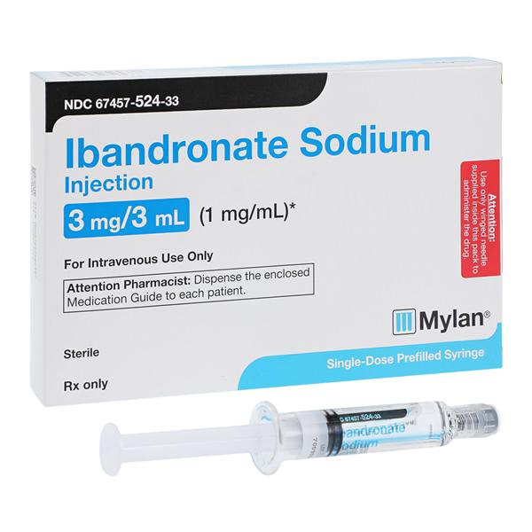 Ibandronate Sodium for Injection, PFS, 3mg/3mL (Rx) (US Only, Excluding IN and ND) (Product is Non-Returnable)