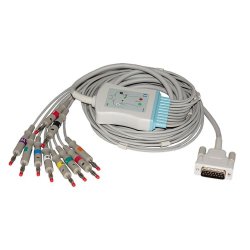 ECG Cable, 12 Lead, Schiller, Banana, One piece (Not Available For Sale into Canada) (REFURBISHED) (Products cannot be sold on Amazon.com or any other 3rd party site)