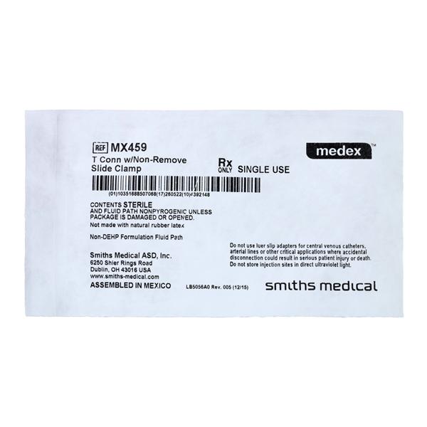 T-Connector Set, Non-Removable Clamp, 50/cs (US Only)