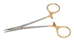 Symmetry Needle Holder, Castroviejo, Curved, Delicate, w/Lock, 5 1/2 in (US Only) (Not Available For Sale into Canada)