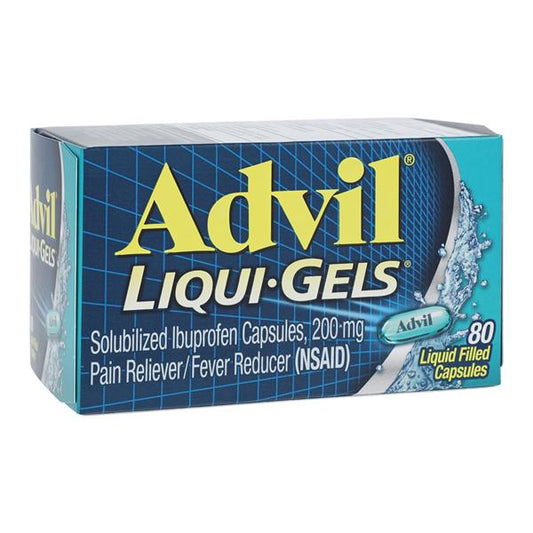 Advil Liqui-Gel Capsules, 200mg, 80/btl, 36 btl/cs (Available for sale in US only) (Products cannot be sold on Amazon.com or any other third Party sites.) (Item is Non-Returnable)