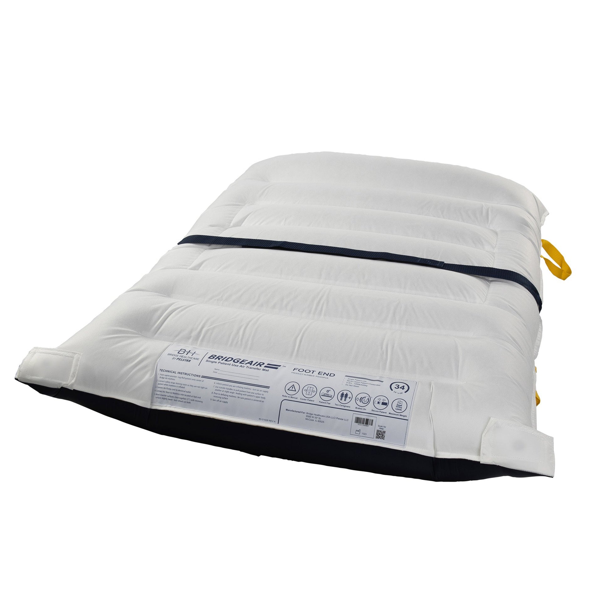 BridgeAir Mattress, Single Patient Use, Full, 39" x 78", 10/cs (DROP SHIP ONLY)