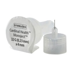 Monoject Pen Needle, 32G x 4mm, Light Green, 100/bx, 24 bx/cs (Continental US Only)