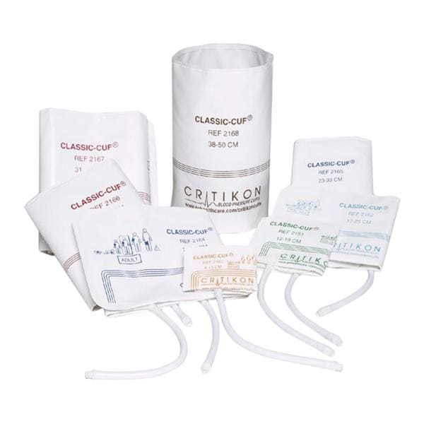 Cuff, Neonatal #4, 1-Tube, Male Slip, White, 7-13cm, 20/bx (Continental US Only)