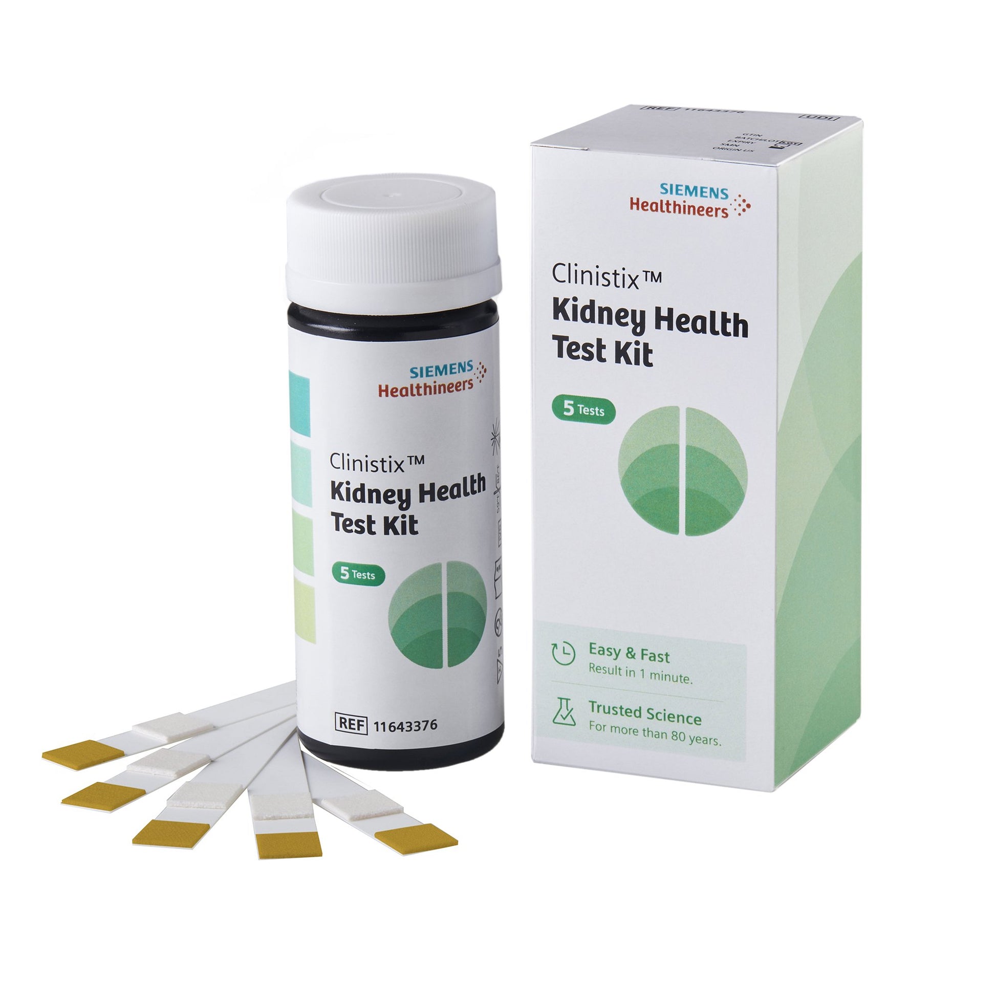 Clinistix Kidney Health Urinalysis Test Kit, CLIA Waived, 24 kit/cs (US Only)