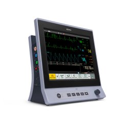 X12 Patient Monitor, w/12" Touch Screen and Wi-Fi, Standard Parameters 3/5 Lead ECG, RESP, NIBP, Edan SpO2, 2-TEMP, PR, HR, and Internal OEM Edan Sidestream G2 CO2 Module, G2 CO2 Uses Traditional Water Traps and any Male Luer Lock Cannula w/Generic Connection, Internal Memory for Previous Data Review (DROP SHIP ONLY)(Not Available For Sale into Canada)